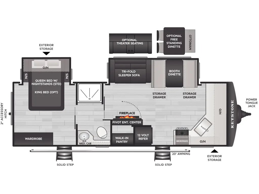2026 Keystone RV Cougar Half-Ton 25FKDWE