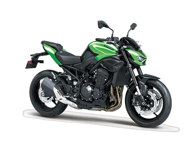 Kawasaki Z900 Vert Lime Bonbon / Gris Carbone Métallisé 2026