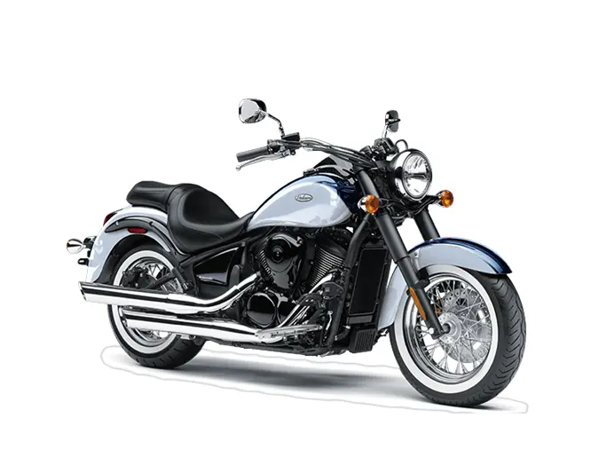 2026 Kawasaki VULCAN 900 CLASSIC Metallic Ocean Blue / Pearl Stardust White