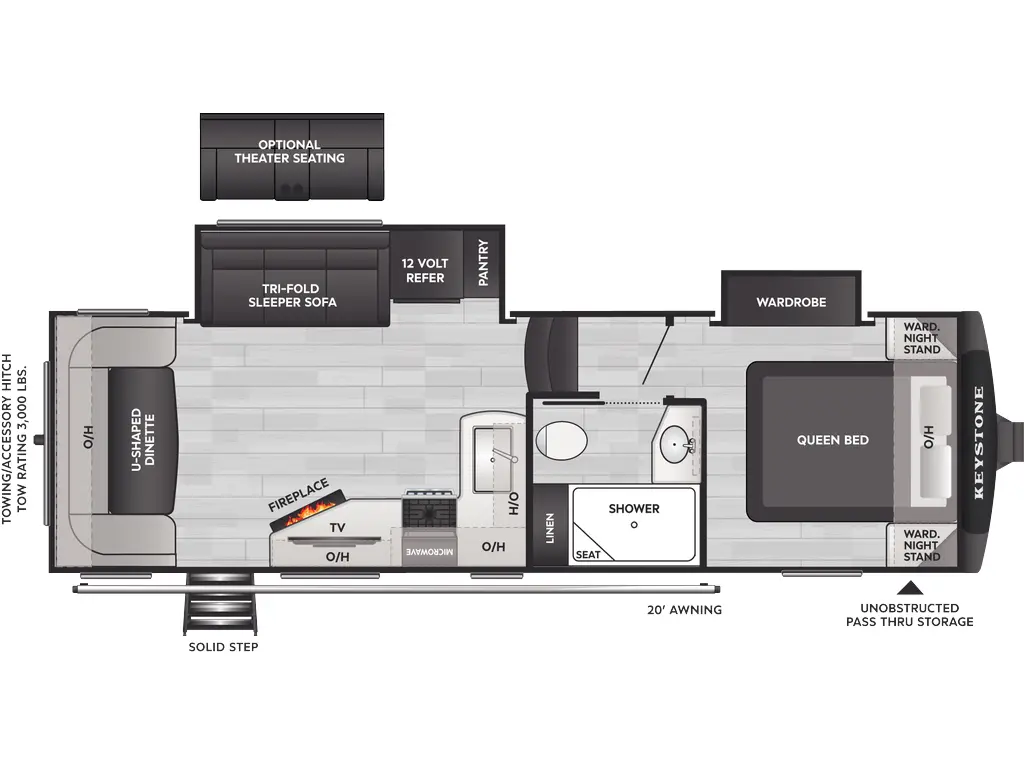 2026 Keystone RV Cougar Half-Ton 24RDS