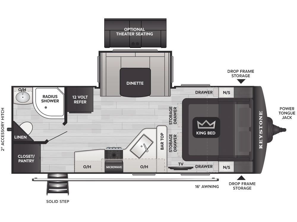 Keystone RV Cougar Half-Ton Cougar Half-Ton 22RBSWE 2026 alt