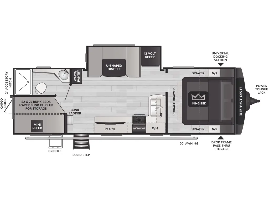 2026 Keystone RV Cougar Half-Ton 25DBSWE