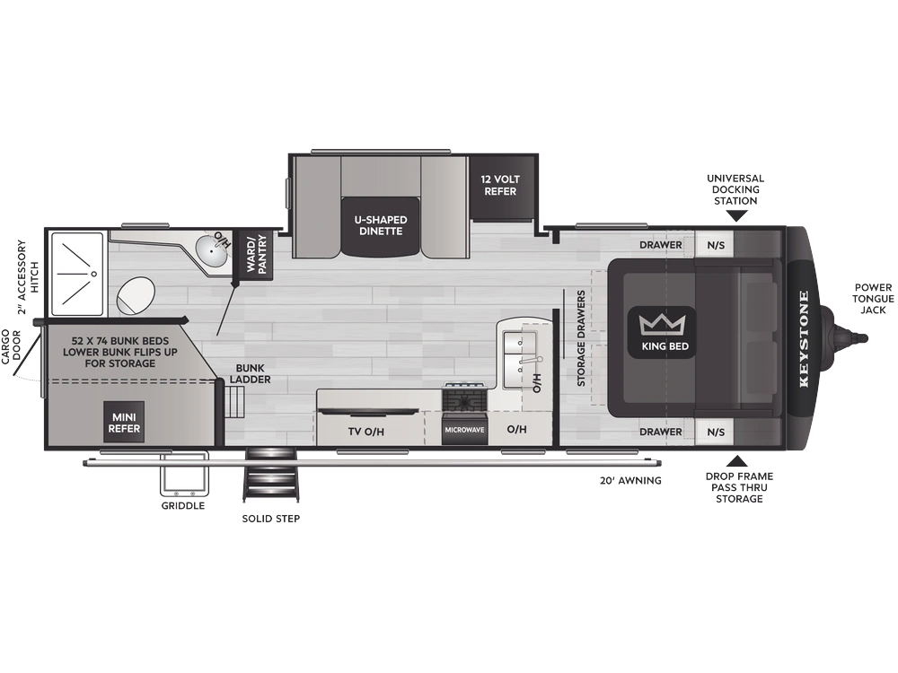 Keystone RV Cougar Half-Ton Cougar Half-Ton 25DBSWE 2026 alt