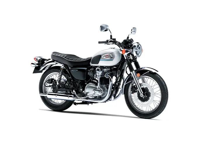 Kawasaki W800 Blanc Cristal Perle 2026