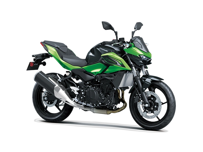 Kawasaki Z500 Z500 Vert Lime Bonbon / Gris Carbone Métallisé 2026 alt
