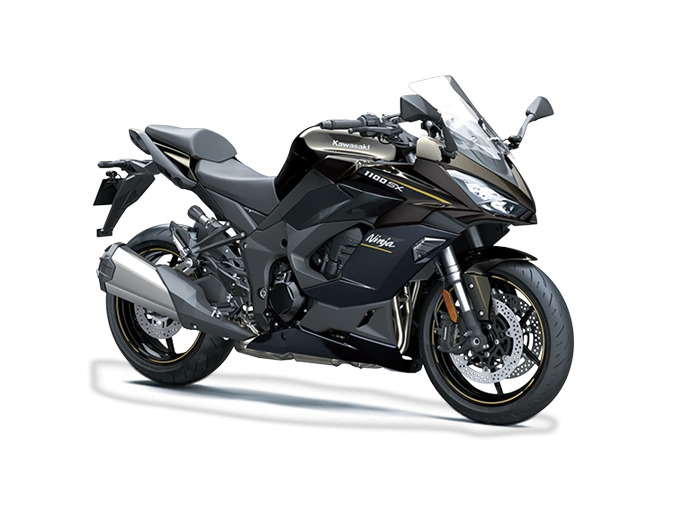 Kawasaki NINJA 1100SX NINJA 1100SX Noir Doré Éclatant Métallisé / Gris Carbone Métallisé 2026 alt