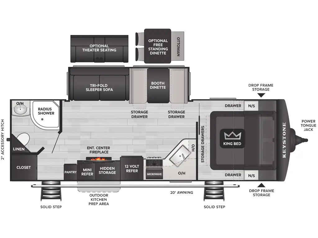 2026 Keystone RV Cougar Half-Ton 26RBSWE