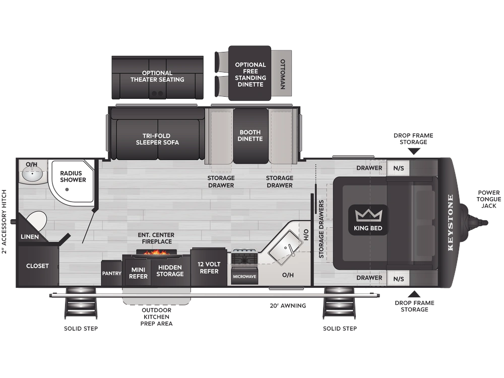 2026 Keystone RV Cougar Half-Ton Cougar Half-Ton 26RBSWE alt
