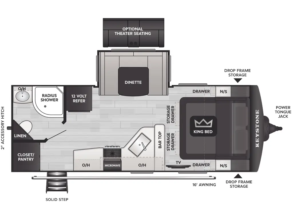 2026 Keystone RV Cougar Half-Ton 22RBS