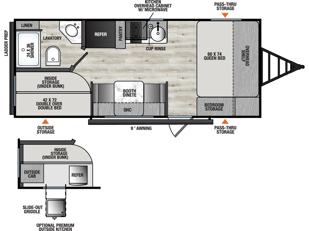 Coachmen Clipper Travel Trailers Clipper Travel Trailers 18FQ 2026 alt