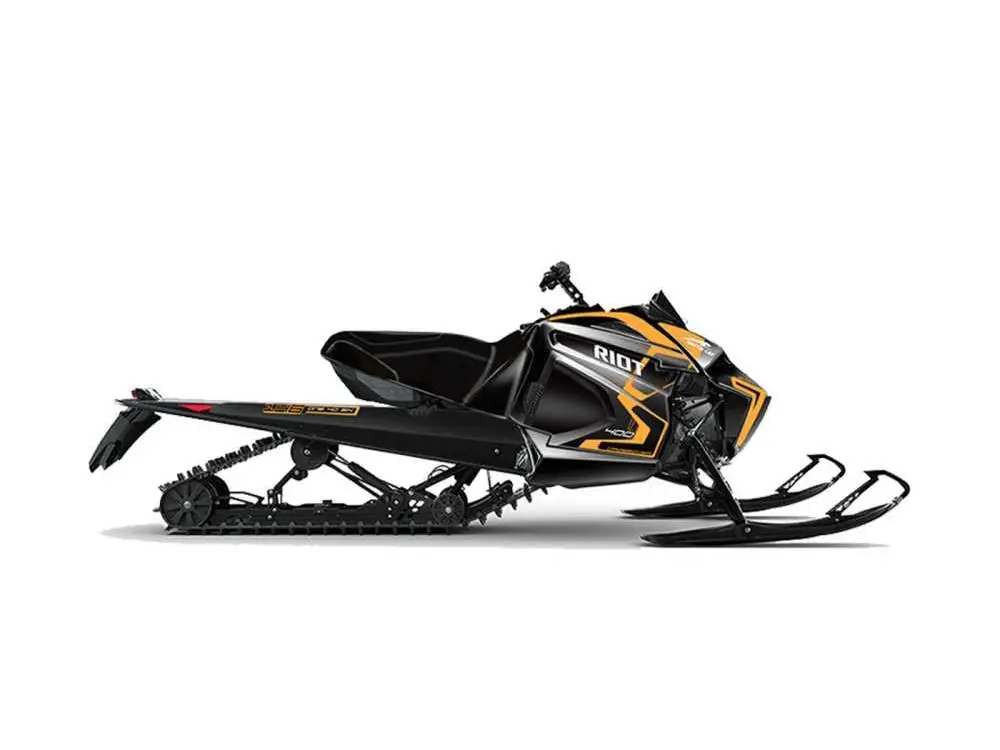 2026 Arctic Cat Riot 400 400, 2-Stroke Black/Orange Sorbet