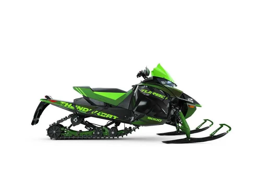 2026 Arctic Cat ZR 9000 Thundercat Black/Medium Green