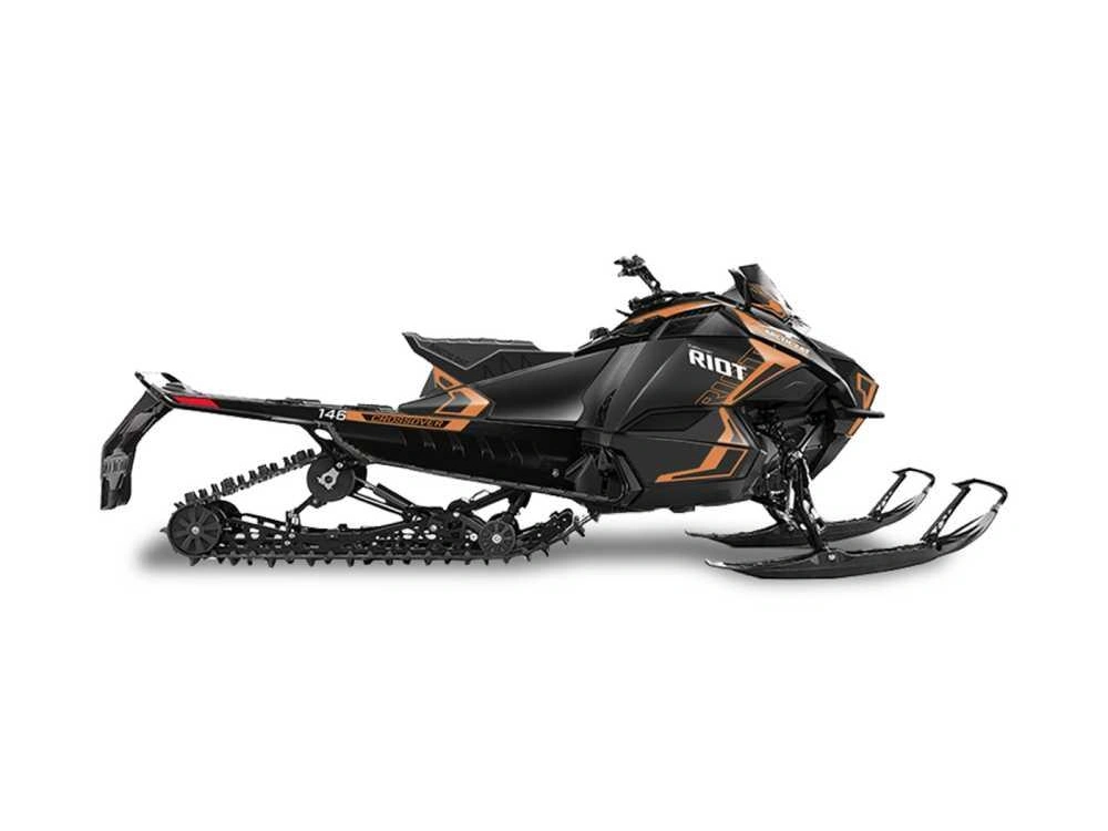 Arctic Cat Riot Riot 600 Sno Pro Black/Orange Sorbet 2026 alt