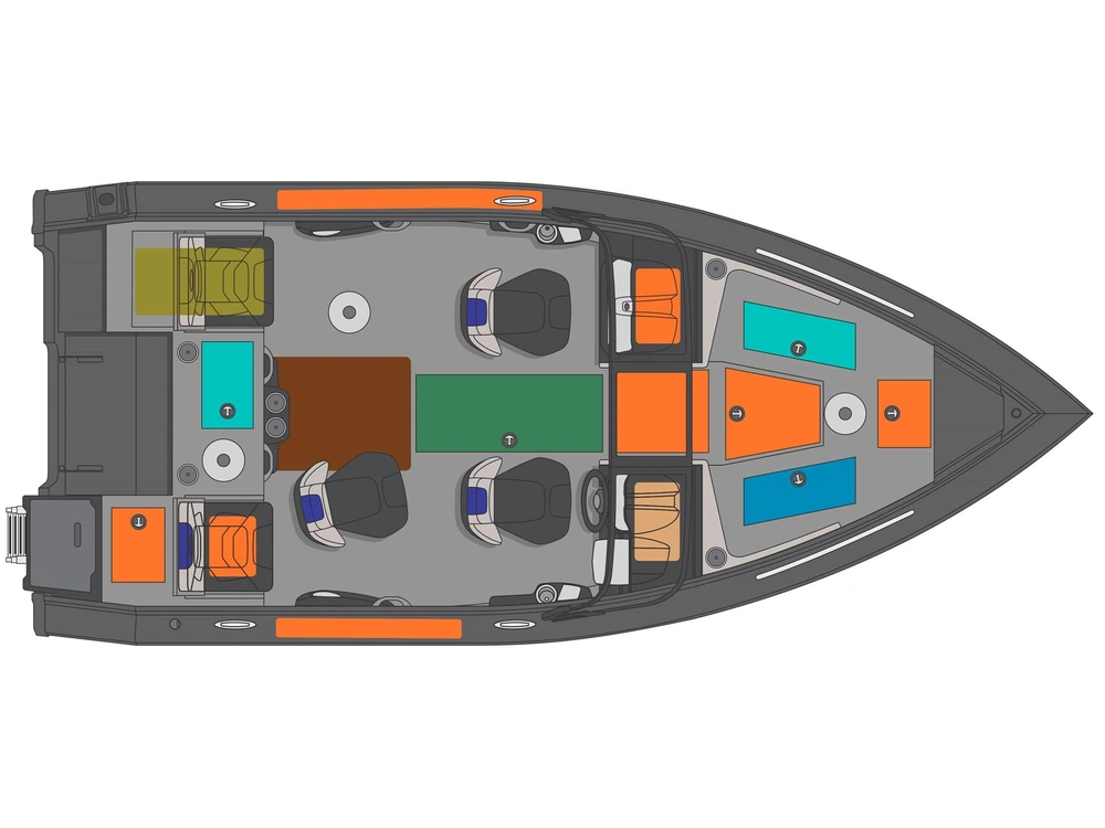 2026 Princecraft Platinum 190 R Platinum 190 R Platinum Metallic Blue (Blue Accent) - Without Edition alt