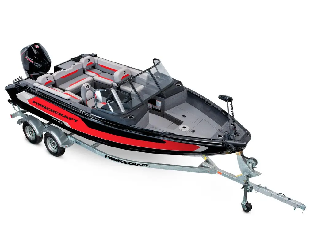 2026 Princecraft Sport 188 Octane Red (Red Accent) - Without Edition