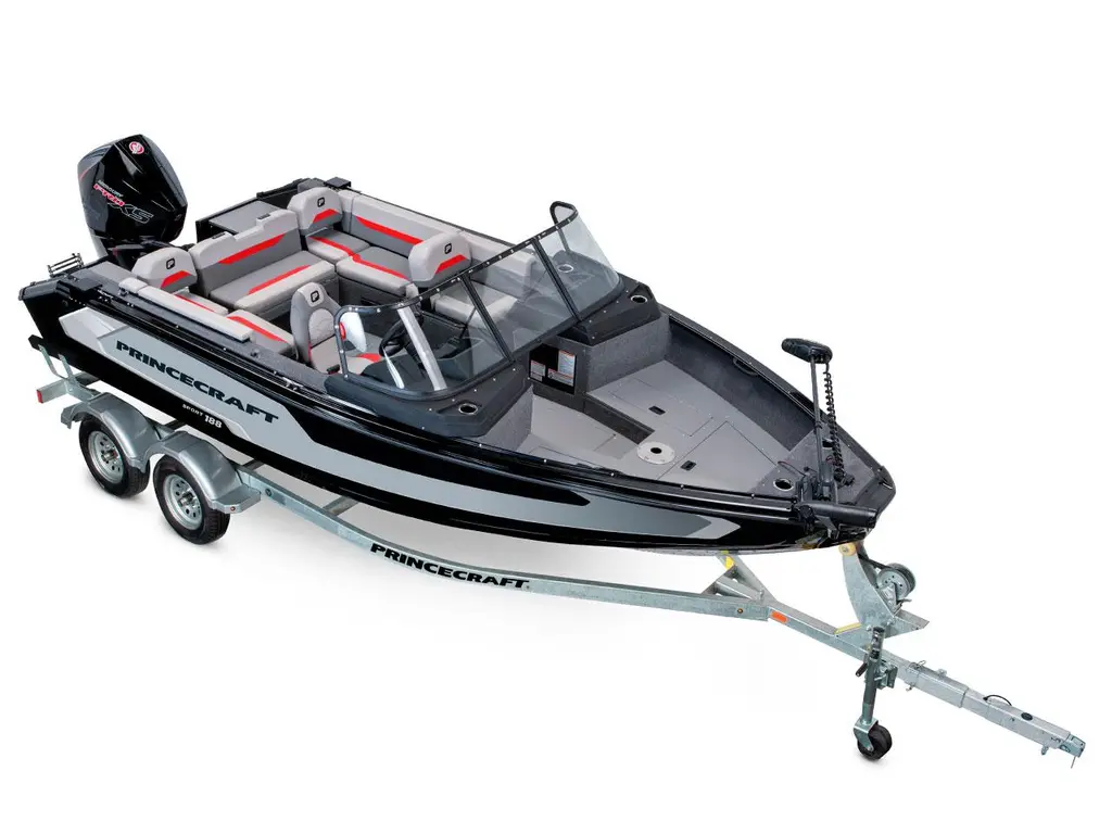 Princecraft Sport 188 Gris Anthracite (Accent Rouge) - Sans Édition 2026