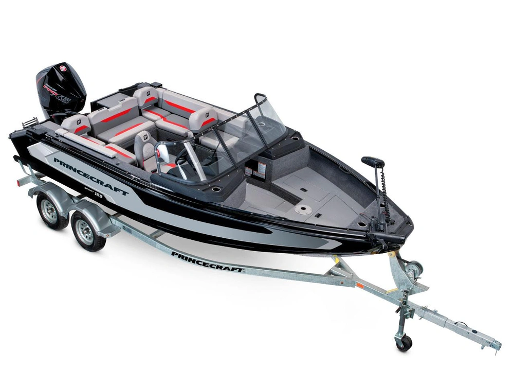 Princecraft Sport 188 Sport 188 Gris Anthracite (Accent Rouge) - Sans Édition 2026 alt