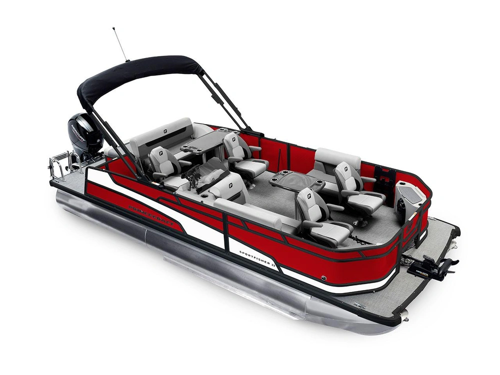 Princecraft Sportfisher 23-2S RL Sportfisher 23-2S RL Rouge Rubis - Édition Noire|Bande - Blanc Onyx 2026 alt