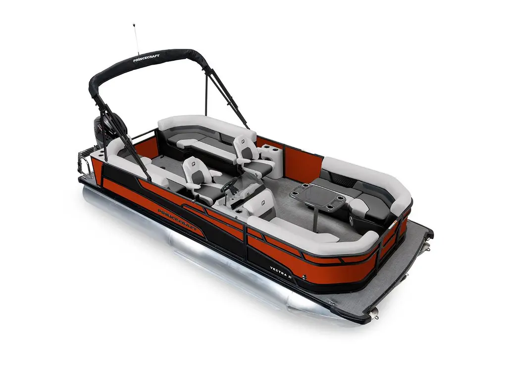 2026 Princecraft Vectra® 21 QL Ruby Red - Black Edition|Matte Black Strip