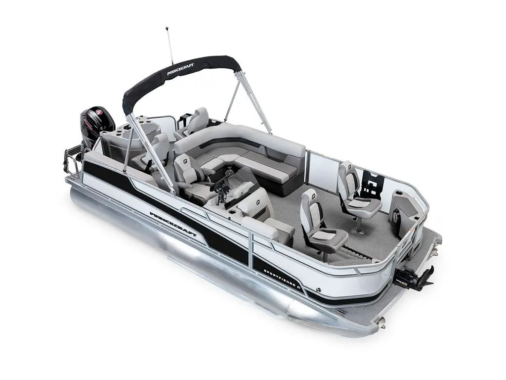 2026 Princecraft Sportfisher 21-4S Pearl - Matte Black Strip