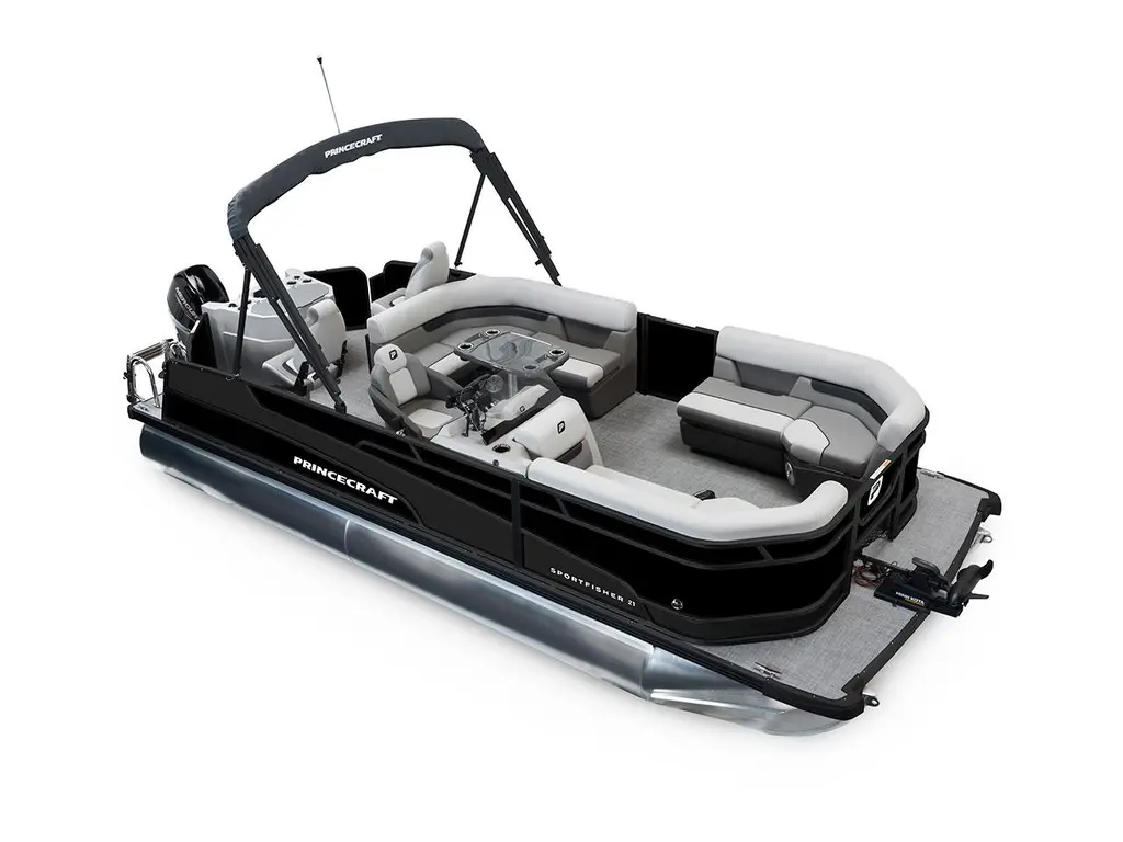 2026 Princecraft Sportfisher 21-2RS Black - Black Edition|Matte Black Strip
