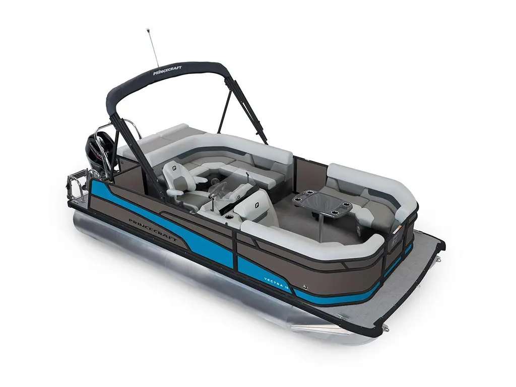 Princecraft Vectra® 19 L Charbon - Édition Noire|Bande - Bleu Laguna 2026