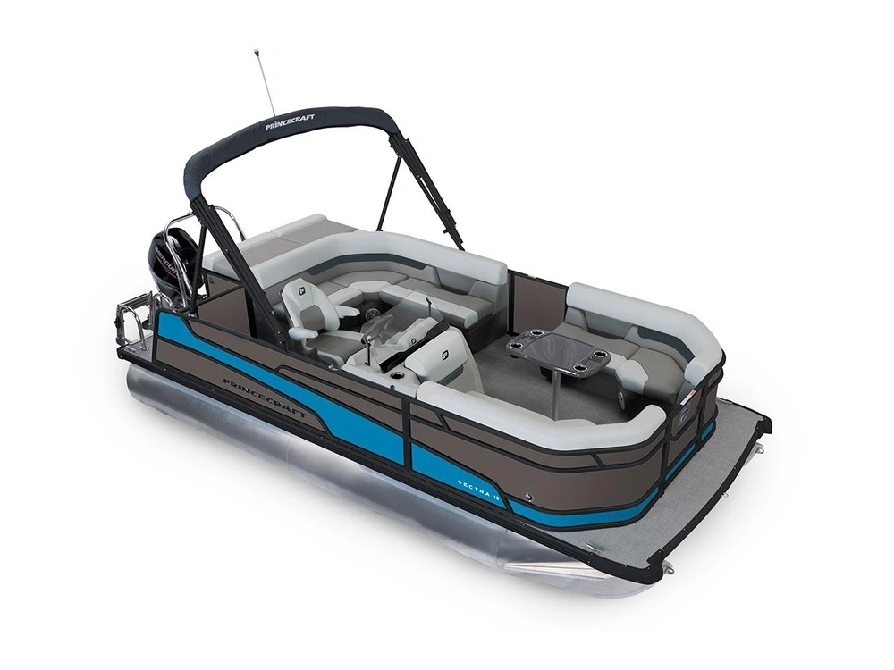 Princecraft Vectra® 19 L Vectra® 19 L Charbon - Édition Noire|Bande - Bleu Laguna 2026 alt