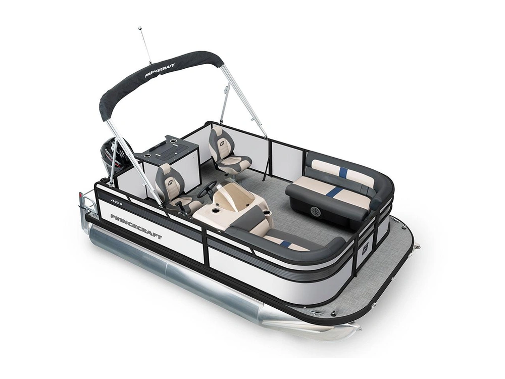 Princecraft Jazz 14-2RS Jazz 14-2RS Perle - Édition Noire|Ensemble Graphique Bleue Métallisée 2026 alt