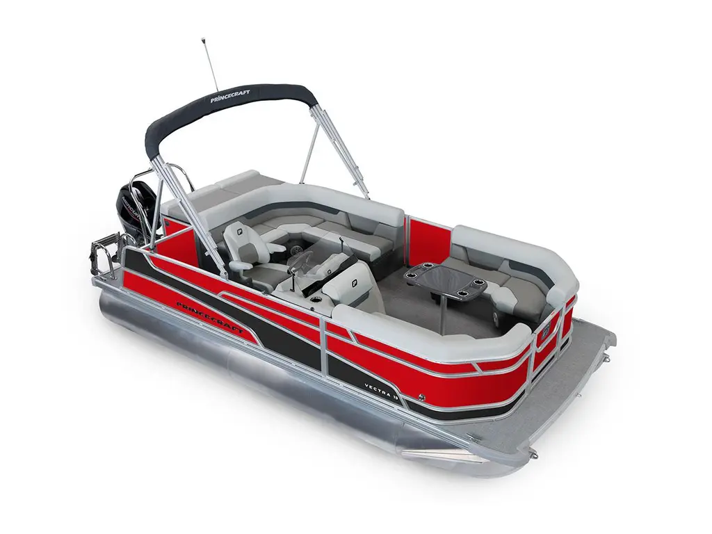 2026 Princecraft Vectra® 19 L Ruby Red - Matte Black Strip