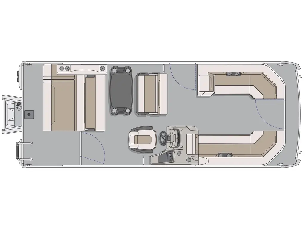 Princecraft Vectra® 23 RL Charbon - Bande - Blanc Onyx 2026