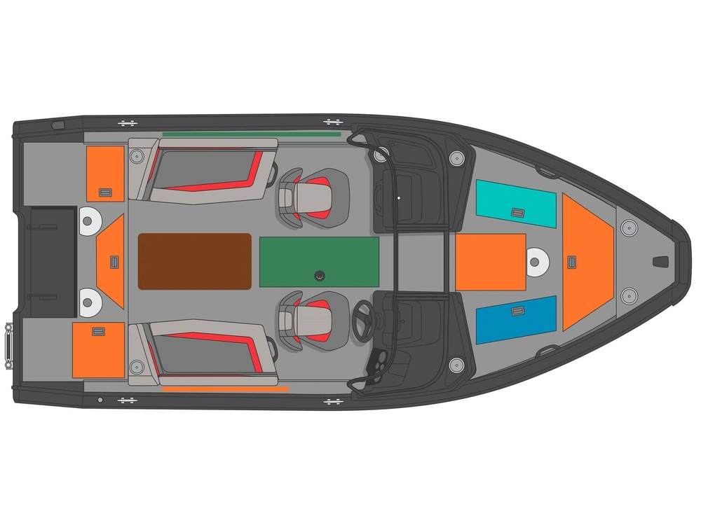 2026 Princecraft Sport 175 Sport 175 Blue (Blue Accent) - Without Edition alt