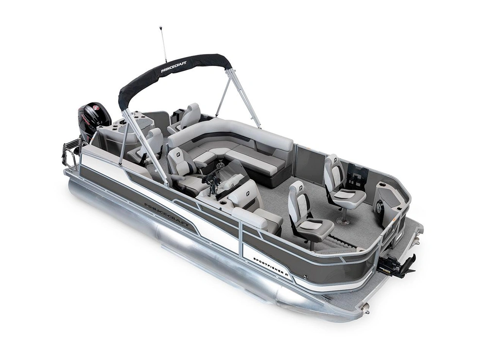 Princecraft Sportfisher 21-4S Sportfisher 21-4S Charbon - Bande - Blanc Onyx 2026 alt