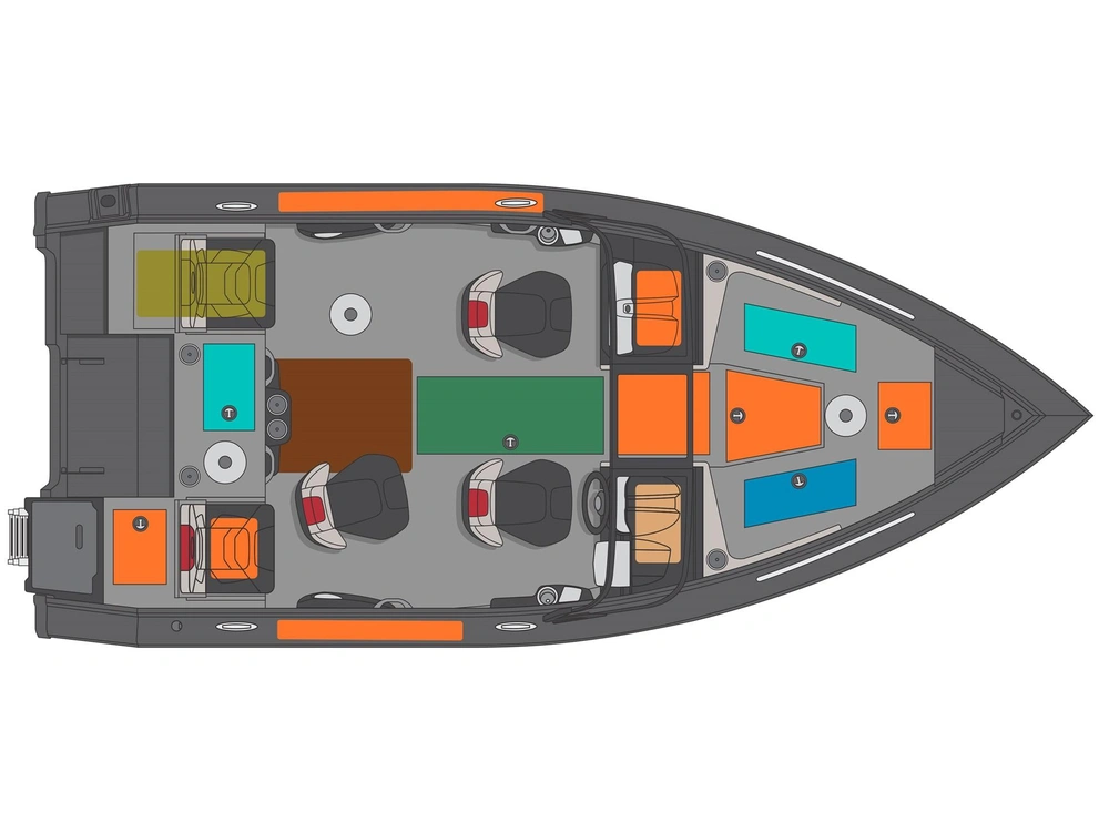 2026 Princecraft Platinum 190 R Platinum 190 R Platinum Metallic Blue (Blue Accent) - Without Edition alt