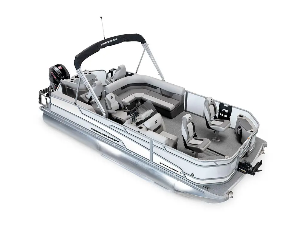 2026 Princecraft Sportfisher 21-4S Pearl - Onyx White Strip