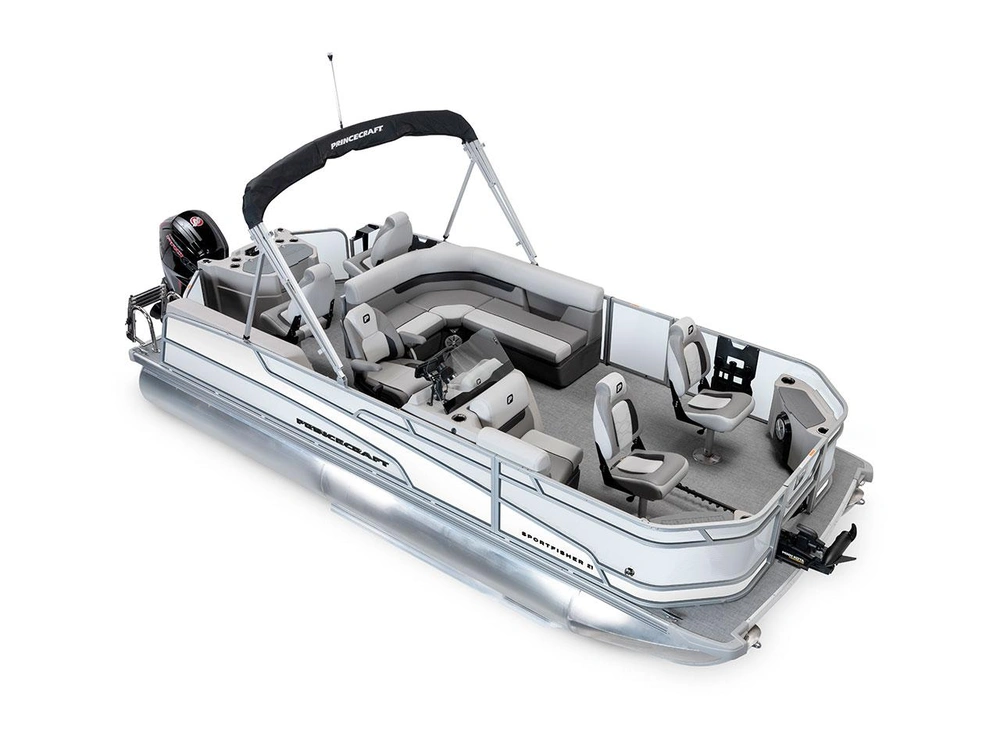 2026 Princecraft Sportfisher 21-4S Sportfisher 21-4S Pearl - Onyx White Strip alt