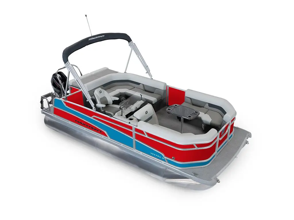 Princecraft Vectra® 19 L Rouge Rubis - Bande - Bleu Laguna 2026