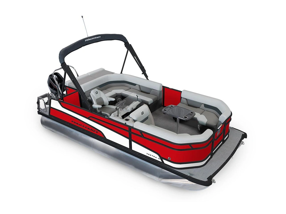 2026 Princecraft Vectra® 19 L Vectra® 19 L Ruby Red - Black Edition|Onyx White Strip alt