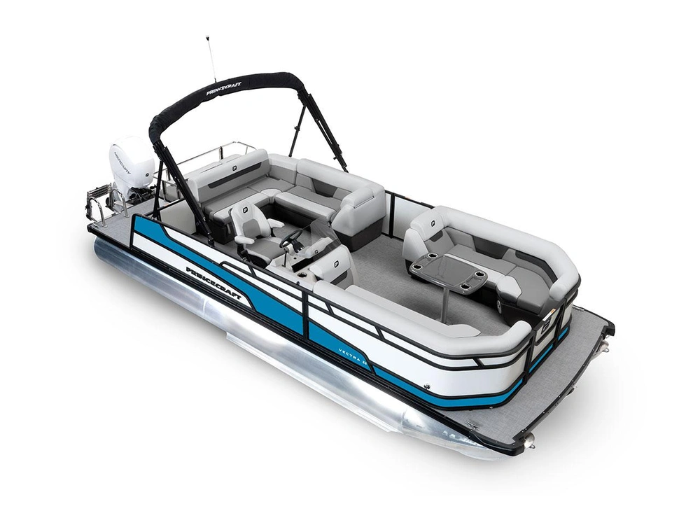 2026 Princecraft Vectra® 23 RL Vectra® 23 RL Pearl - Black Edition|Laguna Blue Strip alt