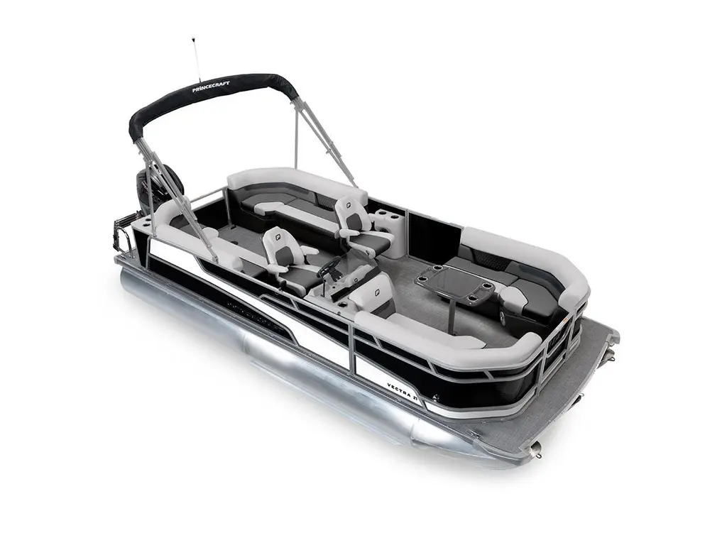 2026 Princecraft Vectra® 21 QL Black - Onyx White Strip