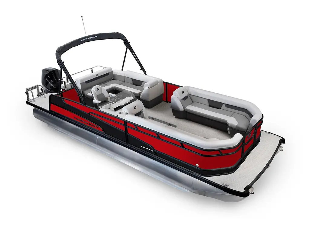 Princecraft Vectra® 25 RL Rouge Rubis - Édition Noire|Bande - Noir Mat 2026