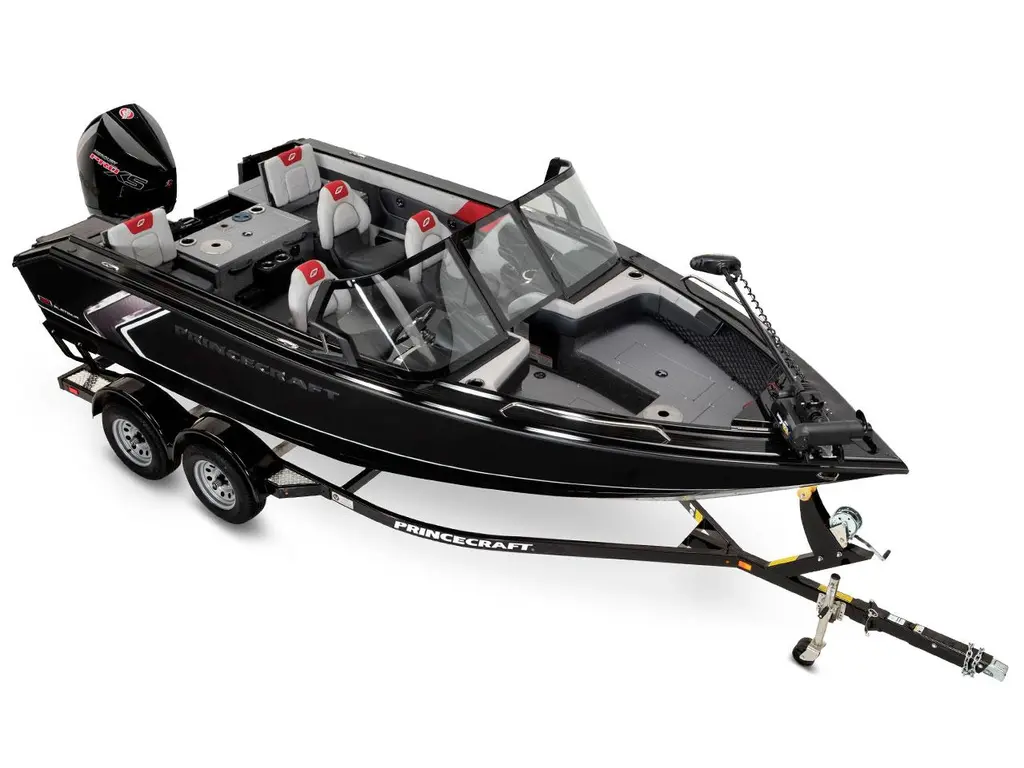 2026 Princecraft Platinum 190 R Platinum Metallic Grey (Red Accent) – Without Edition