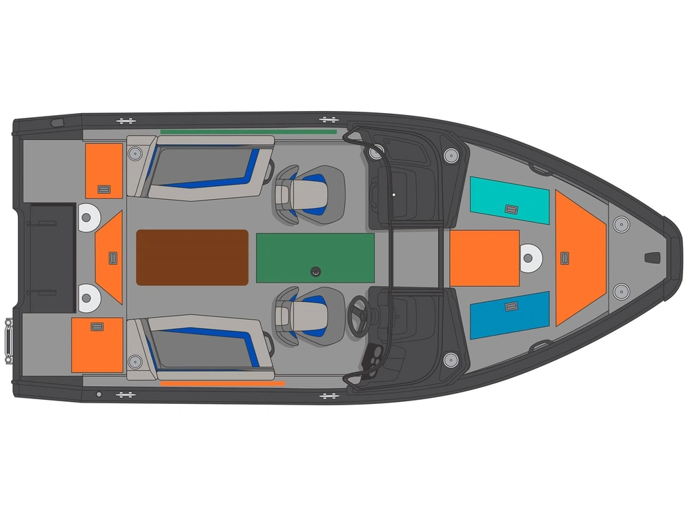 2026 Princecraft Sport 175 Sport 175 Blue (Blue Accent) - Without Edition alt