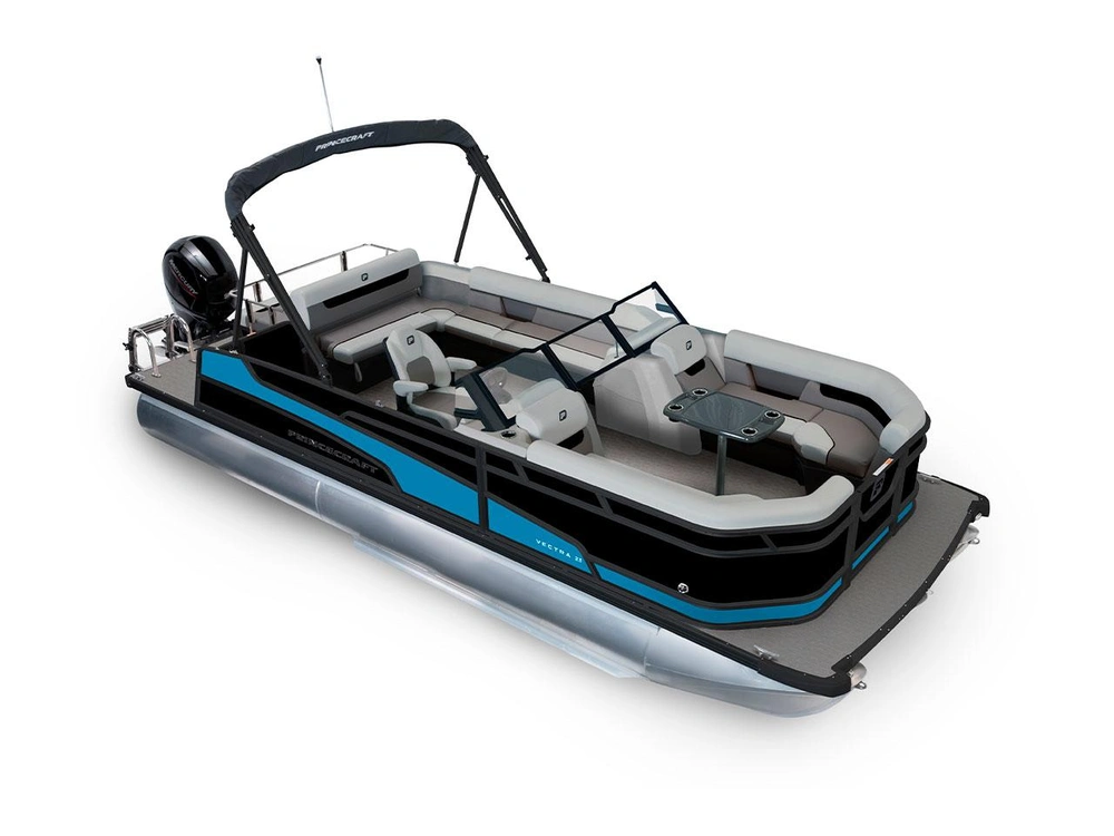 2026 Princecraft Vectra® 23 WRL Vectra® 23 WRL Black - Black Edition|Laguna Blue Strip alt