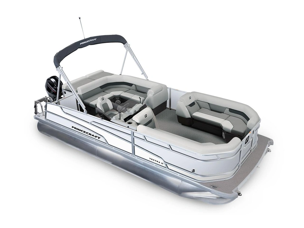 2026 Princecraft Vectra® 21 L Vectra® 21 L Pearl - Onyx White Strip alt