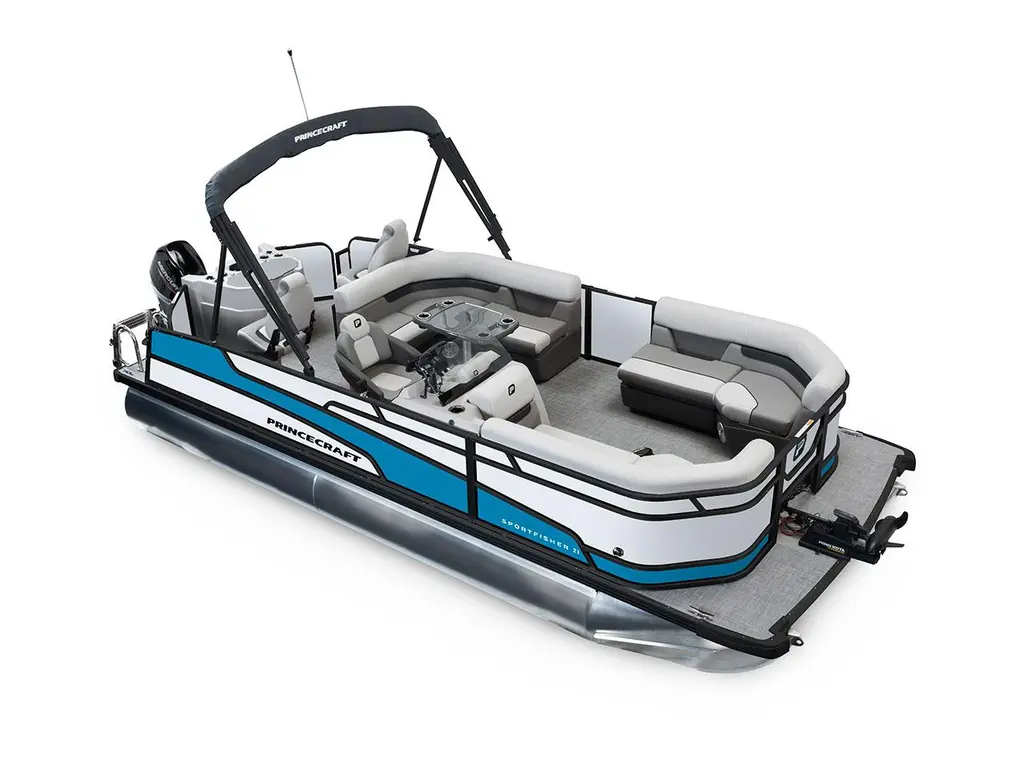 Princecraft Sportfisher 21-2RS Perle - Édition Noire|Bande - Bleu Laguna 2026