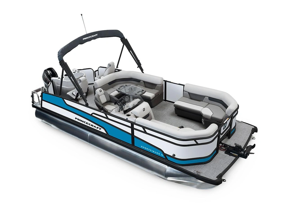 2026 Princecraft Sportfisher 21-2RS Sportfisher 21-2RS Pearl - Black Edition|Laguna Blue Strip alt