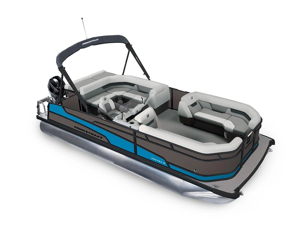 Princecraft Vectra® 21 L Vectra® 21 L Charbon - Édition Noire|Bande - Bleu Laguna 2026 alt