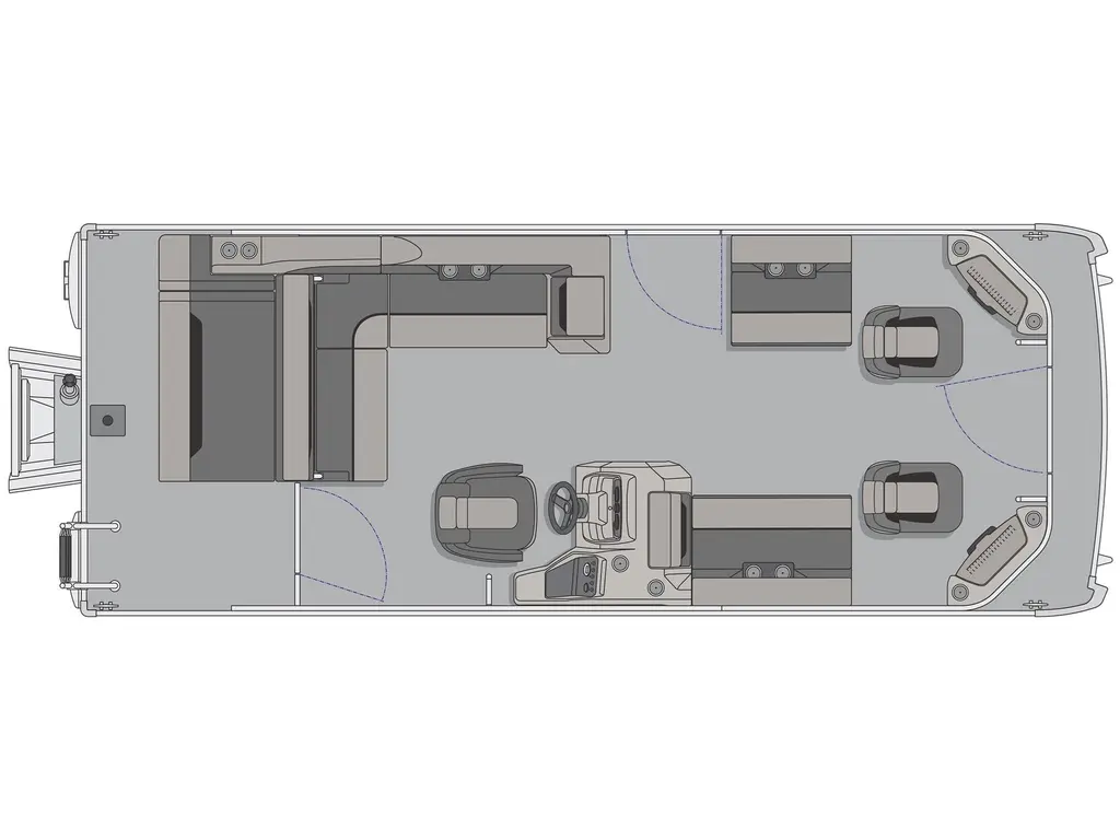 Princecraft Sportfisher 23-2S RL Rouge Rubis - Bande - Noir Mat 2026