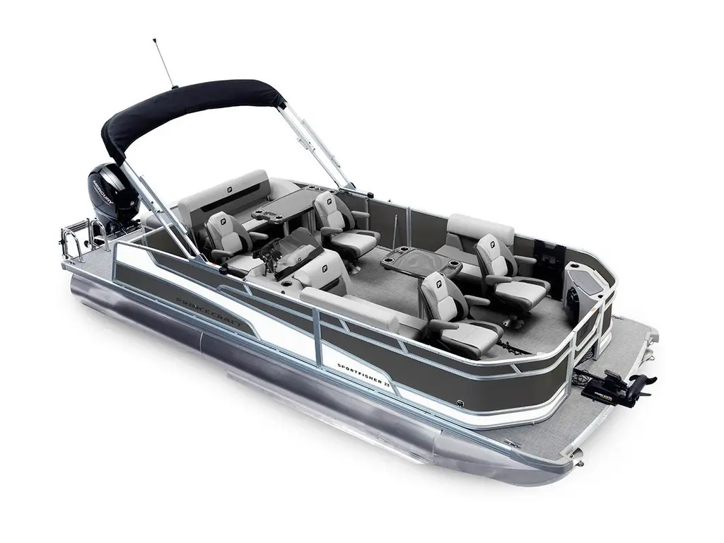 2026 Princecraft Sportfisher 23-2S RL Charcoal - Onyx White Strip