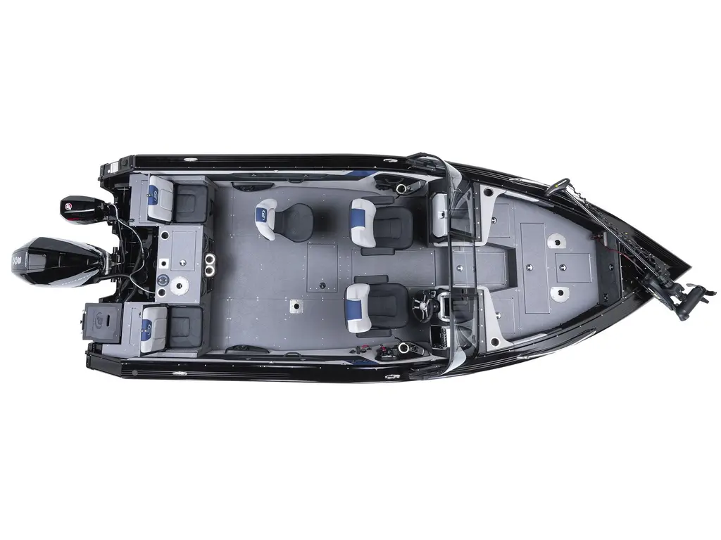 2026 Princecraft Platinum 220 R Platinum Metallic Grey (Blue Accent) - Without Edition